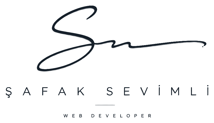 Şafak Sevimli — Web Developer