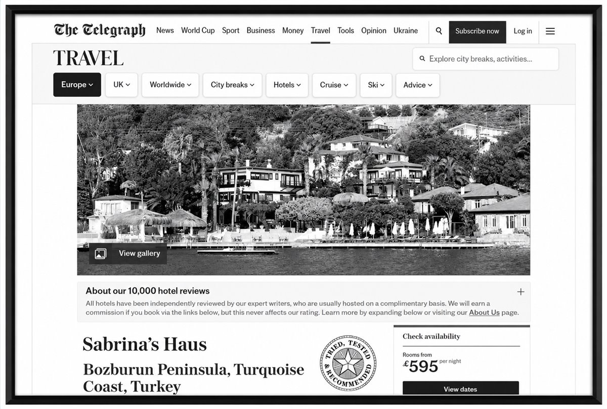 The Telegraph — Sabrinas Haus incelemesi